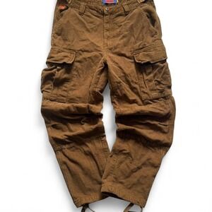 Empyre Brown Corduroy Cargo Pants - Mens Size 30 Skater Cords